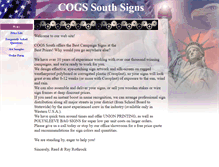 Tablet Screenshot of cogssouth.com